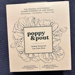 Poppy & Pout Island Coconut Lip Care Duo Set